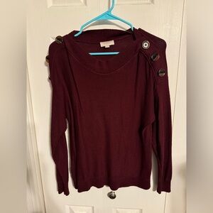 LOFT sweater with buttons size medium petite